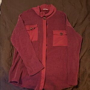 Men's Burgundy Sweater